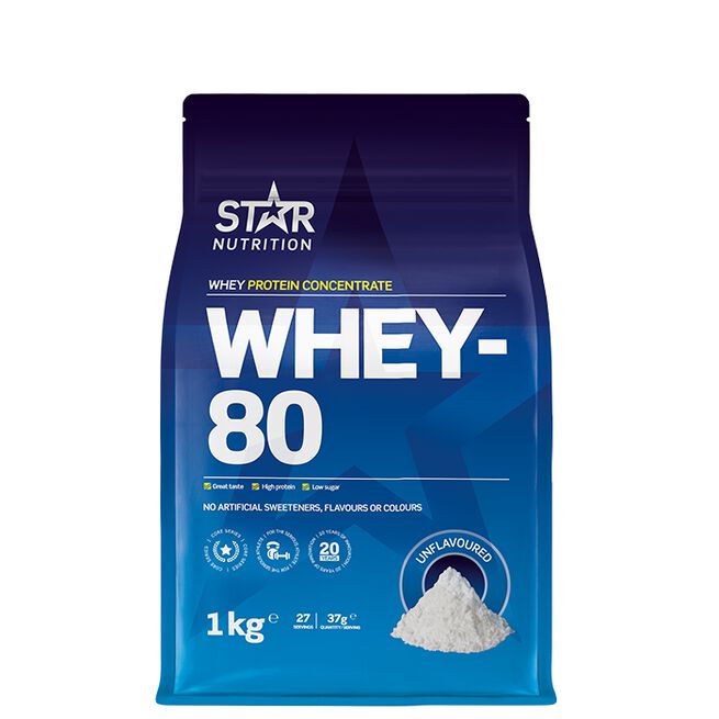 Star Nutrition Whey-80 Heraproteiini 1 kg