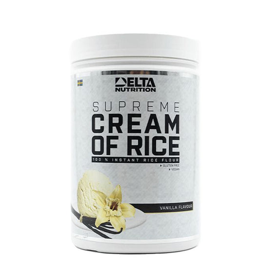 Delta Nutrition Cream of Rice, Vanilla Flavour 900g