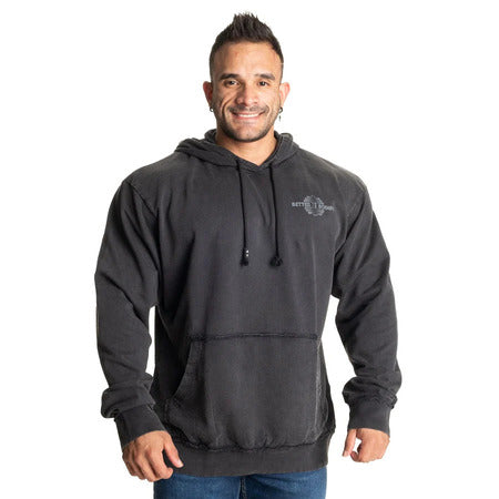 Better Bodies Washed Hoodie (acid black) - Fit Puoti