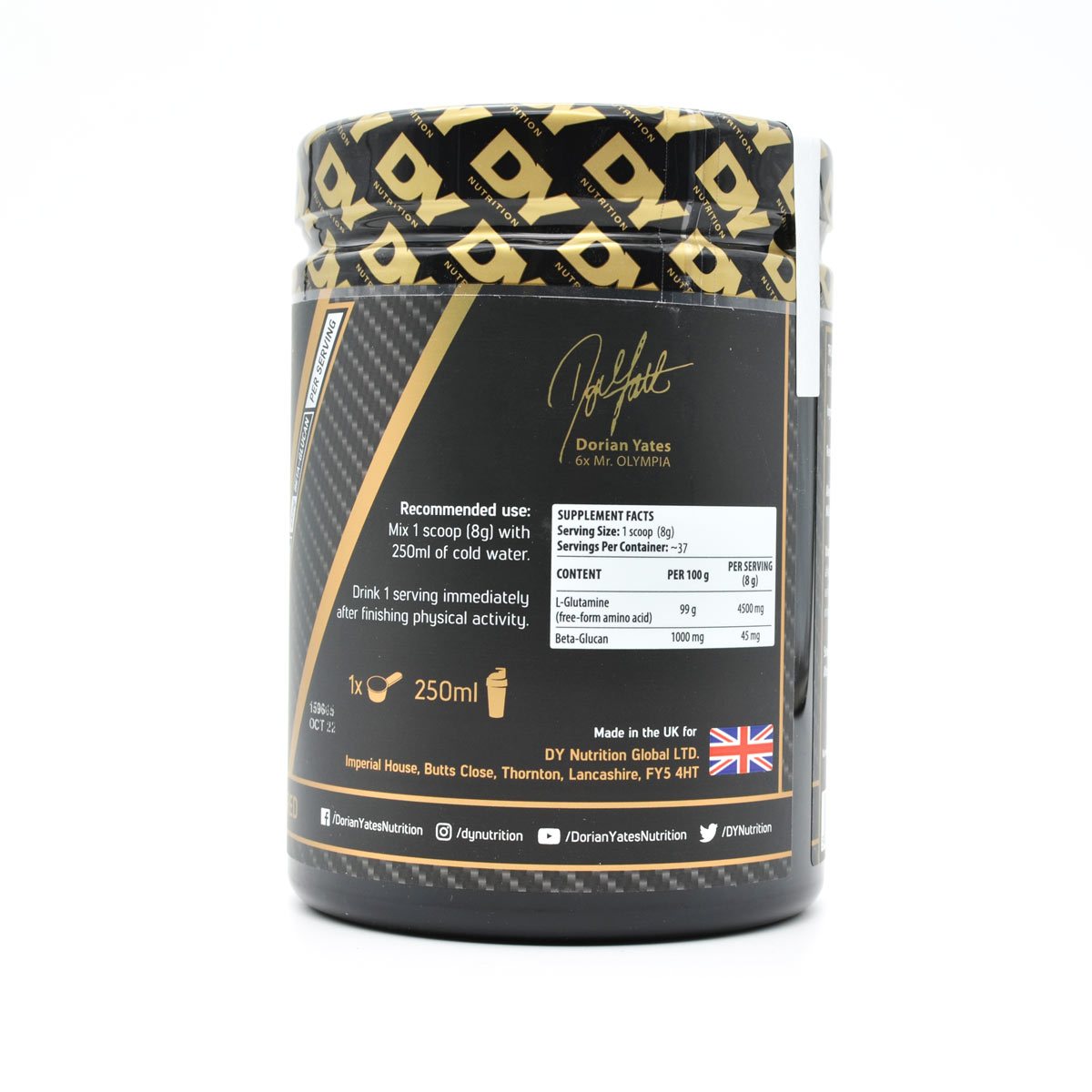 DY Nutrition The Glutamine (300g) - Fit Puoti